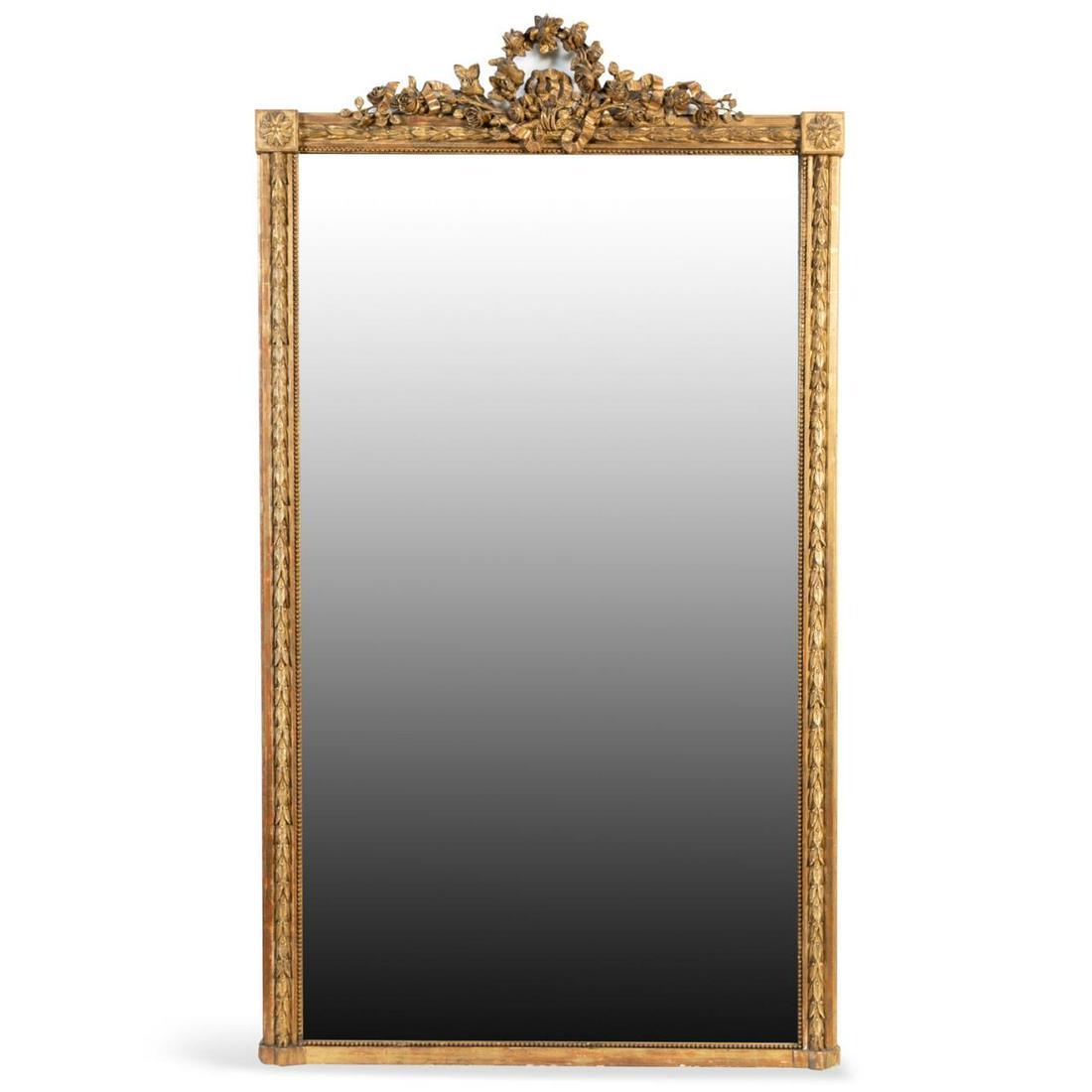 E. 20TH C. LOUIS XVI STYLE GILTWOOD PIER MIRROR (1 of 7)