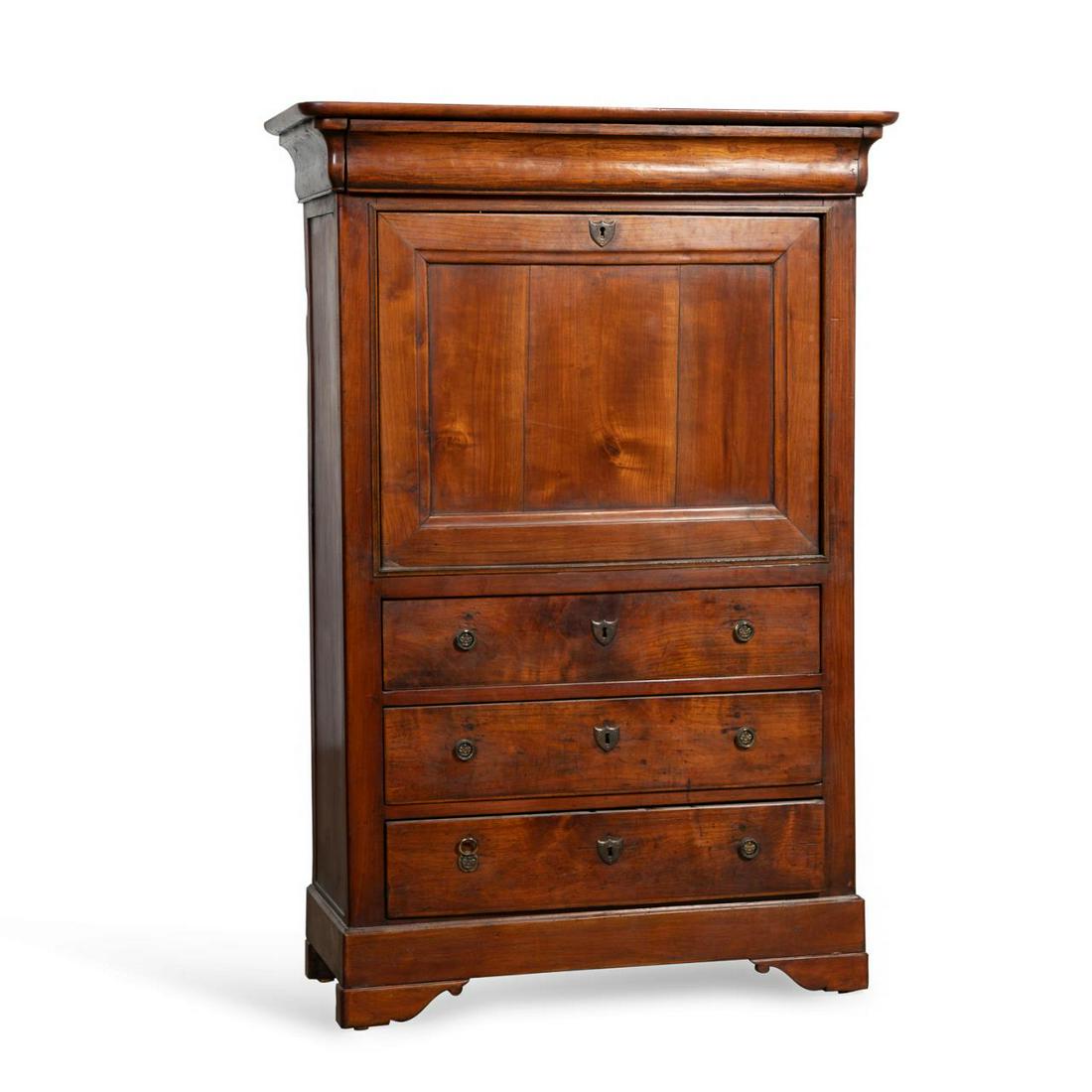 19TH C. LOUIS PHILIPPE STLE SECRETAIRE A ABATTANT (1 of 10)