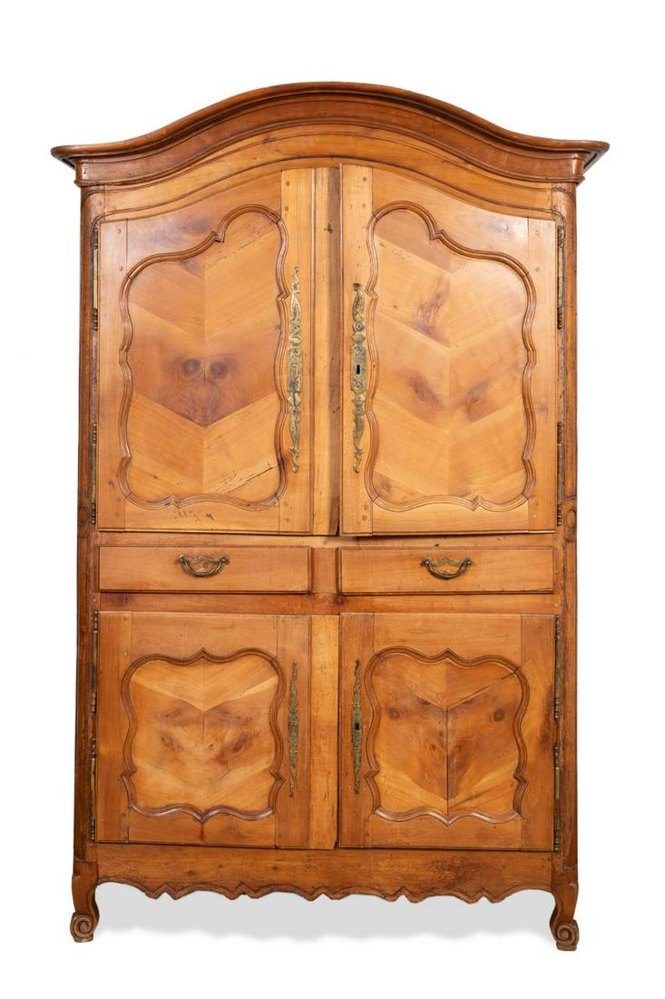 LOUIS XV PROVINCIAL ARMOIRE FITTED AS A WET BAR (1 of 5)