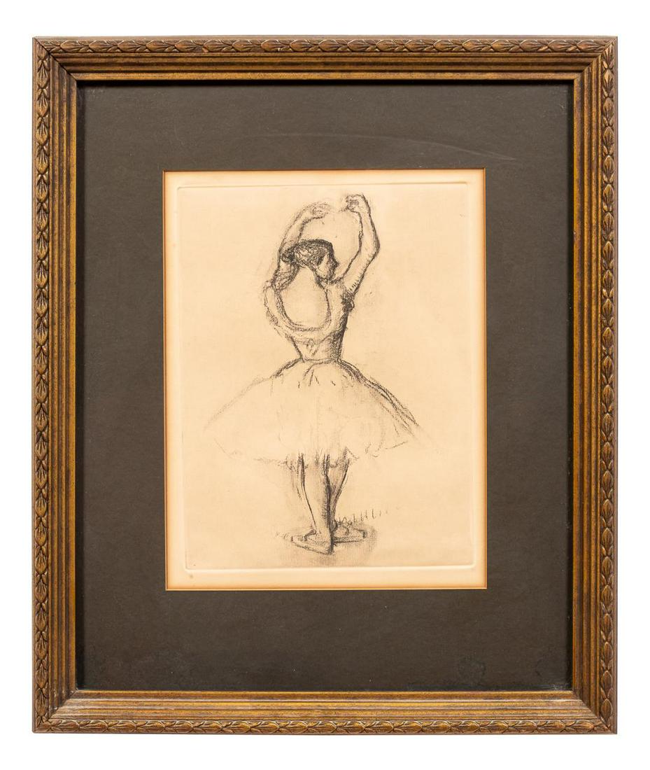 AFTER EDGAR DEGAS "BRAS AU ESSAU DE LA TETE" (1 of 4)