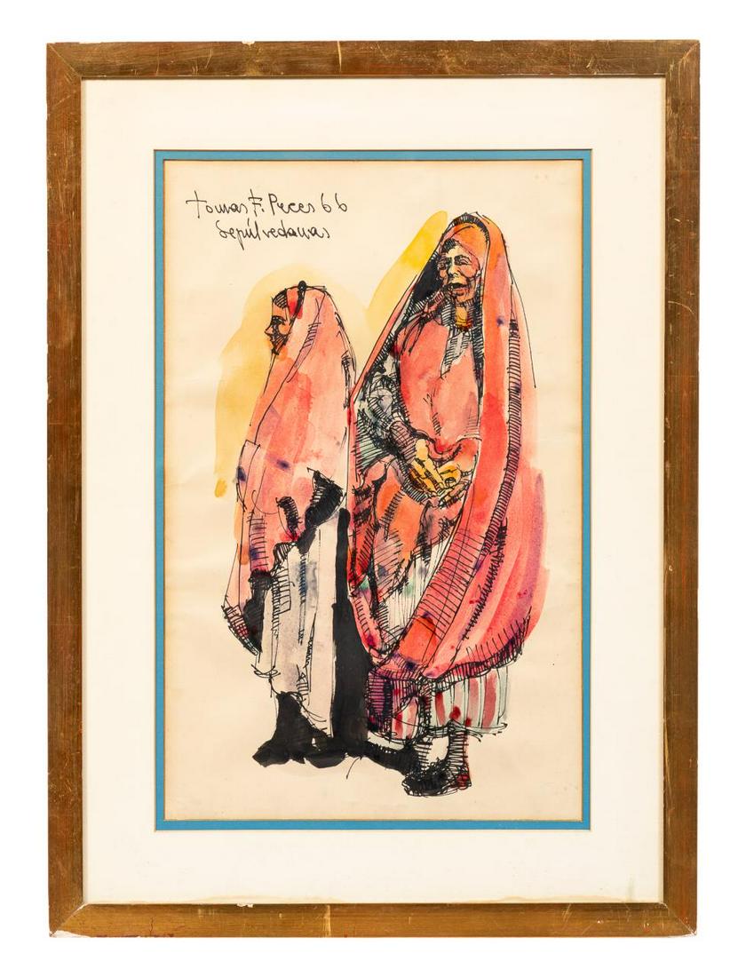 TOMAS PECES, WC & INK "SEPULVEDAMAS" 1966 (1 of 3)