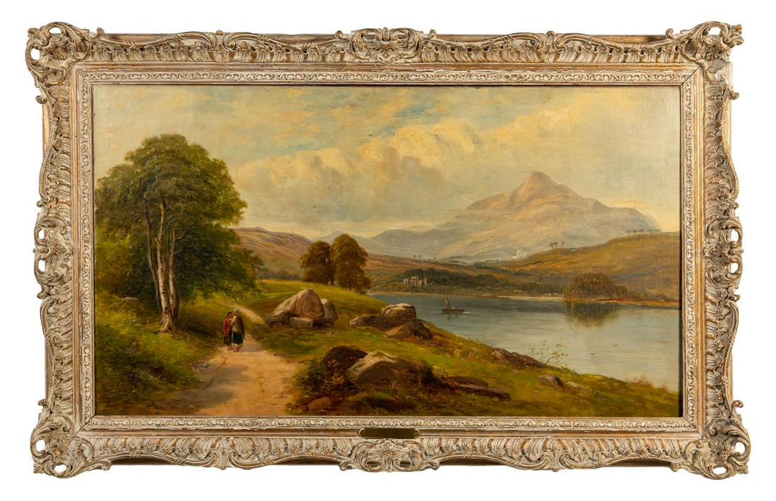 19TH CENTURY BRITISH SCHOOL O/C LANDSCAPE (1 of 5)