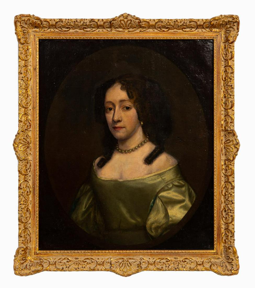ATTR. JOHAN VAN DER BANCK, OIL PORTRAIT OF A LADY (1 of 6)