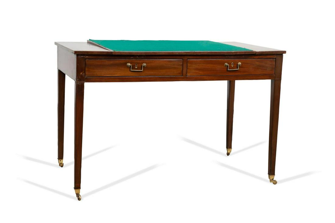 GEORGE III MAHOGANY ARCHITECT'S DESK, C. 1800 (1 of 10)