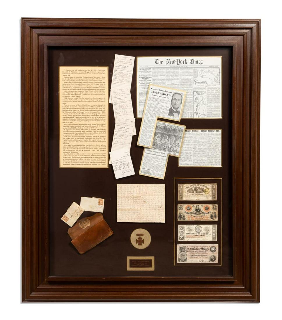 FRAMED CIVIL WAR "WIMBERLY WALLET" ARCHIVE (1 of 4)