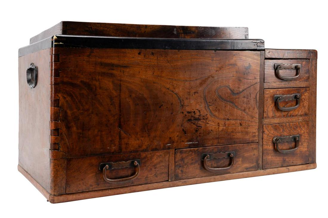 JAPANESE NAGAHIBACHI TEA CABINET (1 of 7)