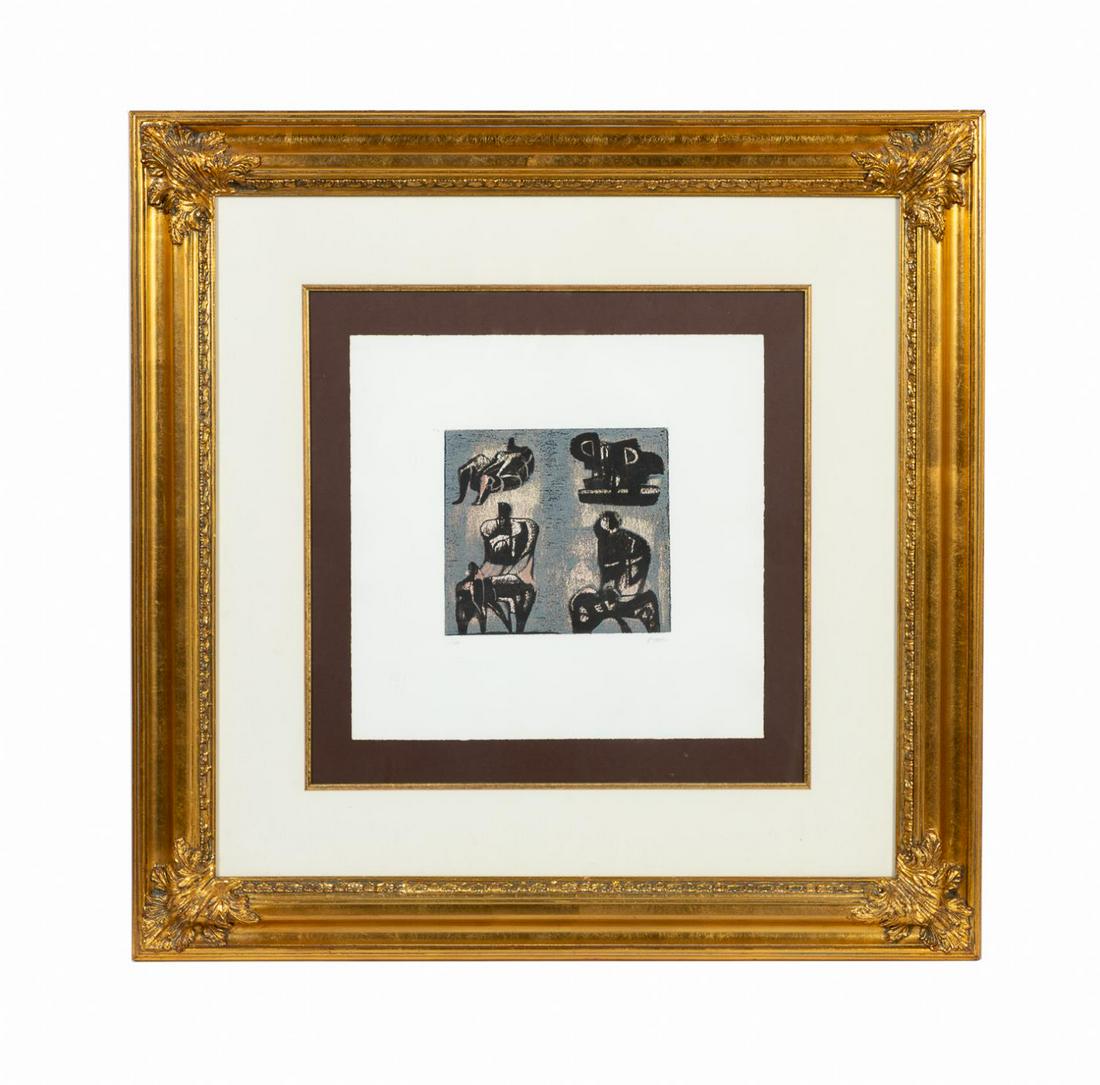 HENRY MOORE "IDEAS FOR METAL SCULPTURE", 1981 (1 of 3)