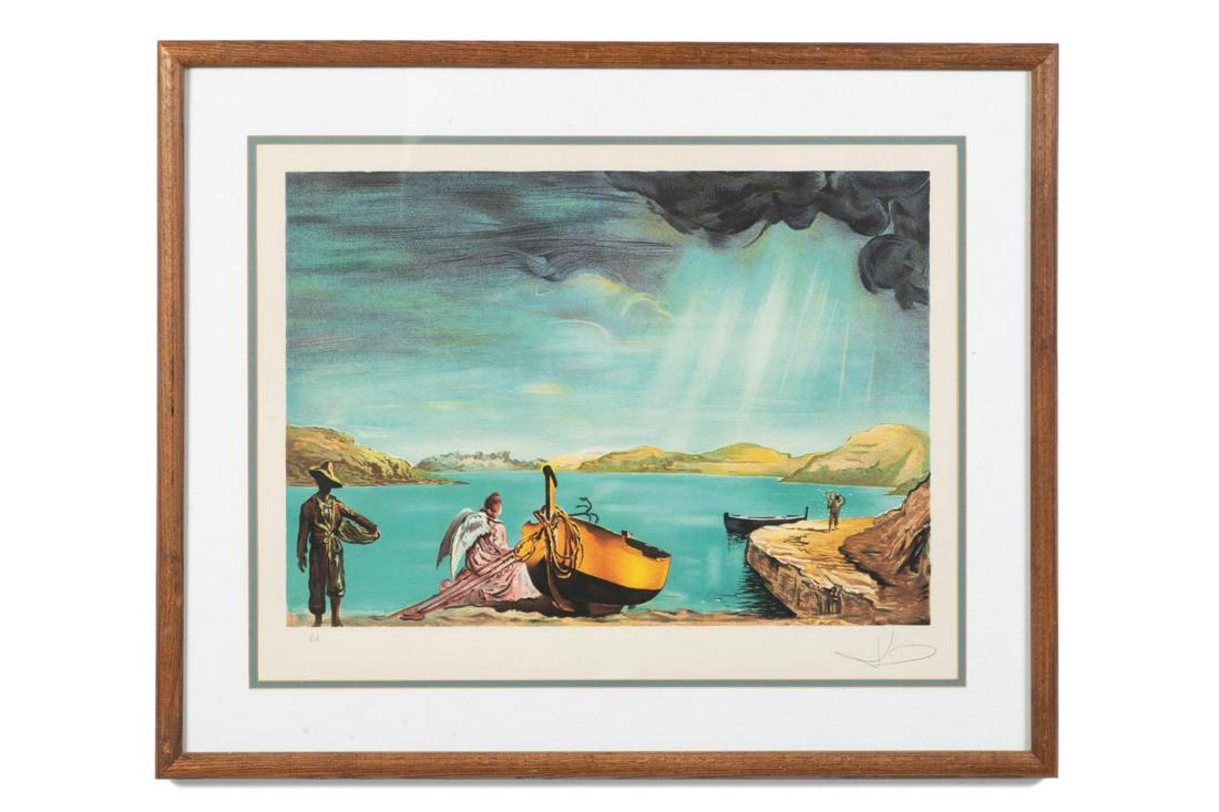 DALI "THE ANGEL OF PORT LLIGAT" LITHOGRAPH (1 of 8)