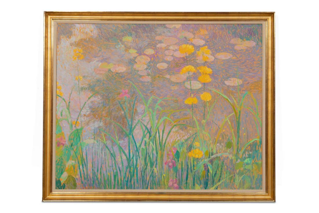SAM BARBER IMPRESSIONIST "COLORS OF SPRING" O/C (1 of 14)