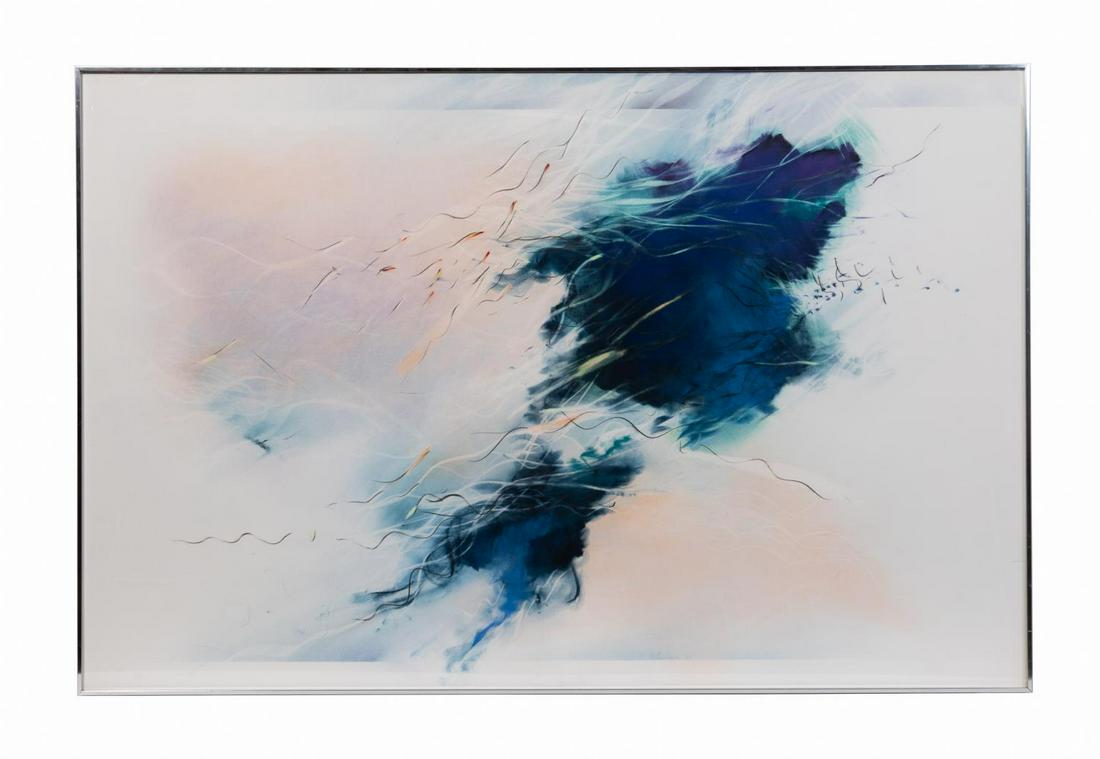 CAROLINE MONTAGUE NAVY SPLASH MODERN M/M (1 of 4)