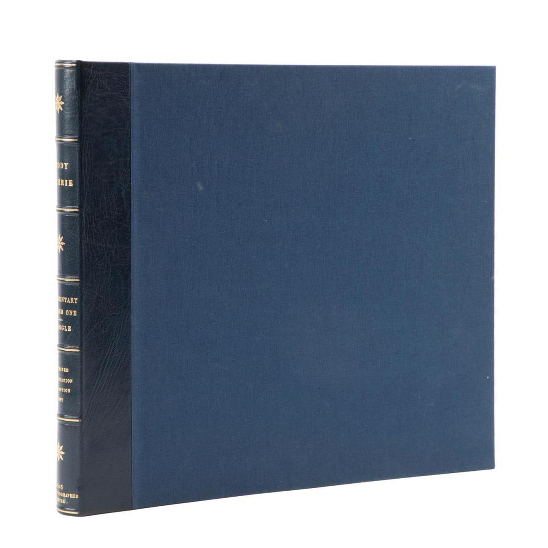 WOODY GUTHRIE #1 STRUGGLE ALBUM & LETTER, SIGNED (1 of 10)