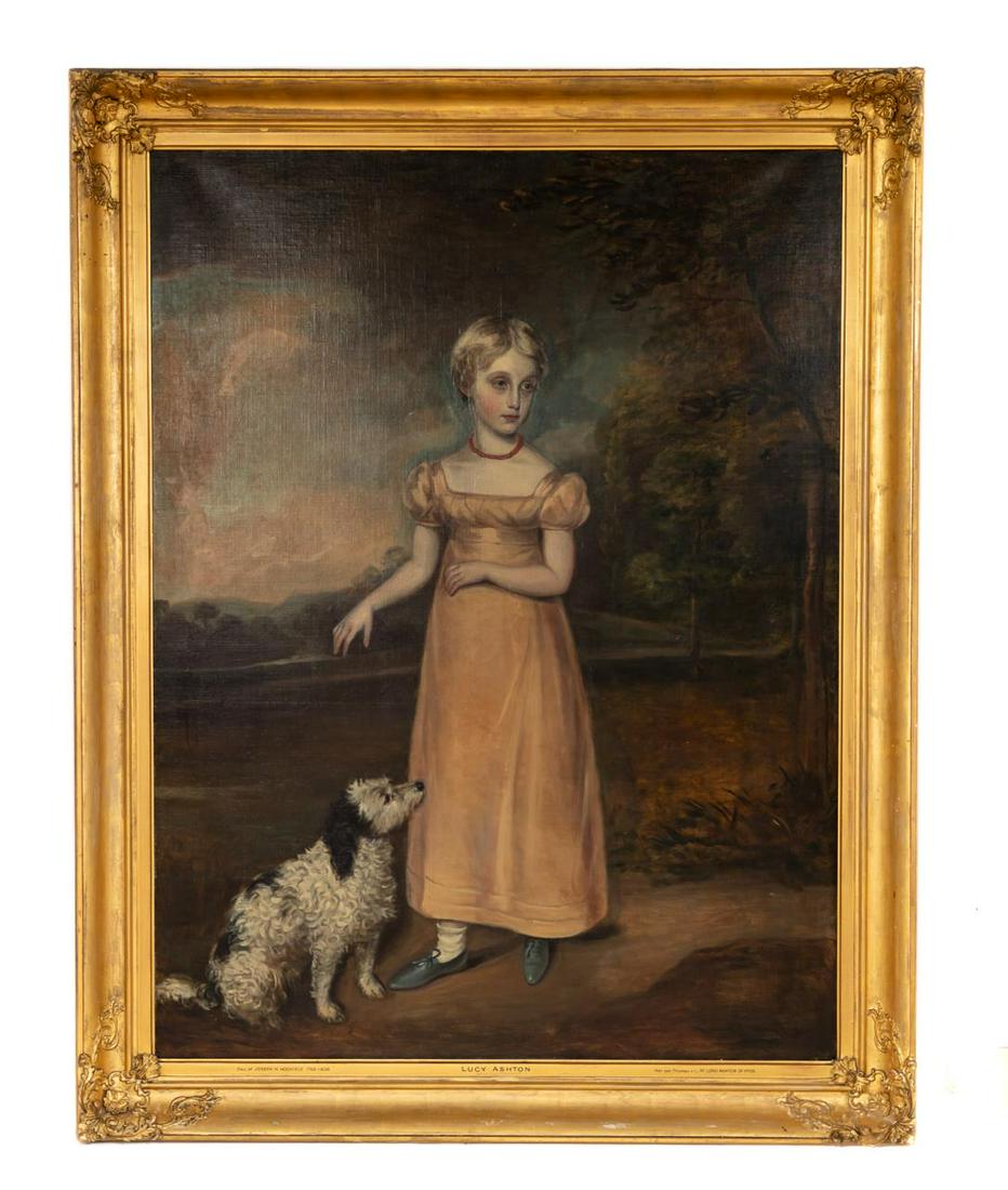 BRITISH SCHOOL "PORTRAIT OF LUCY ASHTON," OIL (1 of 8)