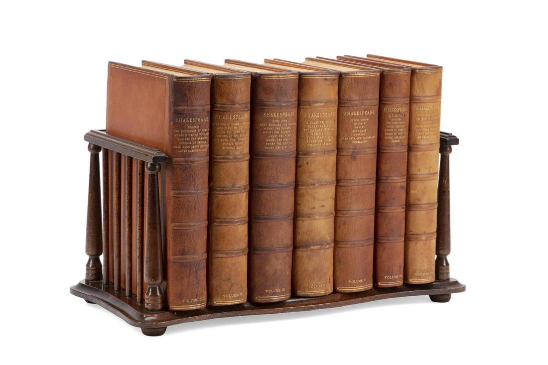 NONESUCH PRESS "THE WORKS OF SHAKESPEARE" IN RACK (1 of 10)