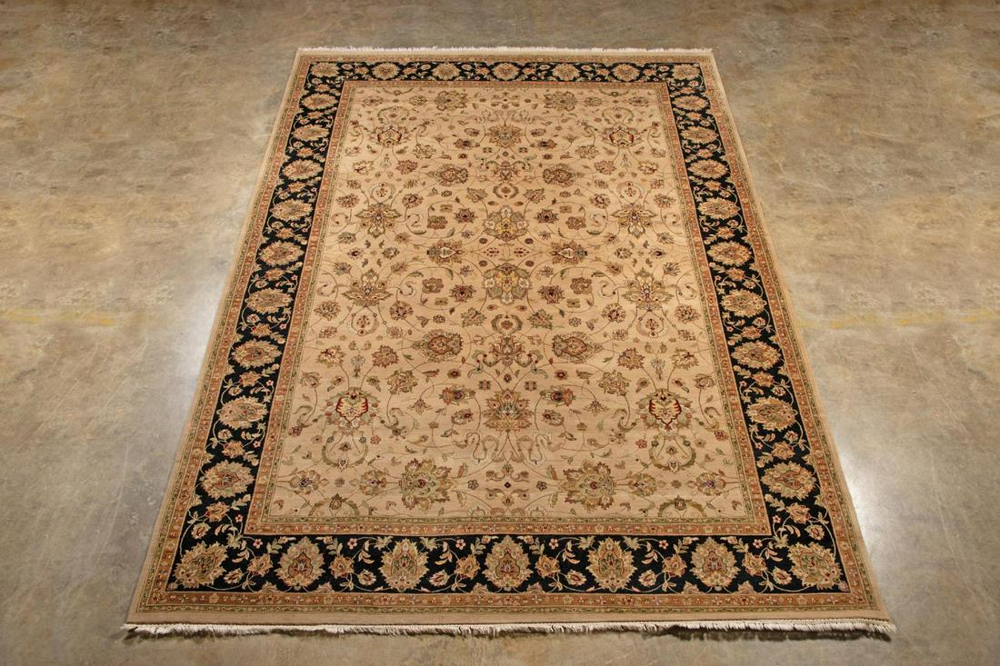 HAND KNOTTED WOOL INDO-OUSHAK CARPET, 14 X 10 (1 of 6)