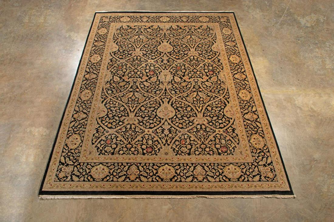 HAND KNOTTED WOOL INDO-PERSIAN RUG, 15 X 12 (1 of 6)