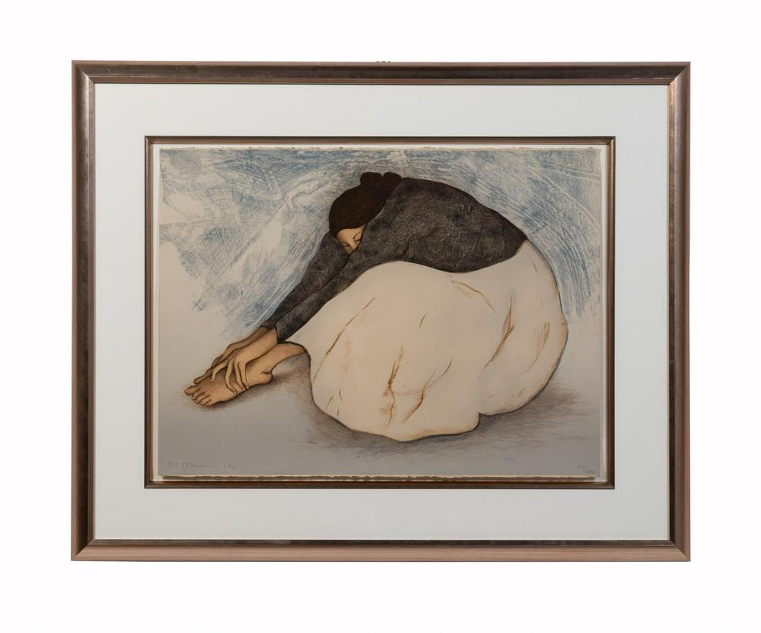 R.C. GORMAN "SHAWANA" FRAMED LITHOGRAPH (1 of 6)