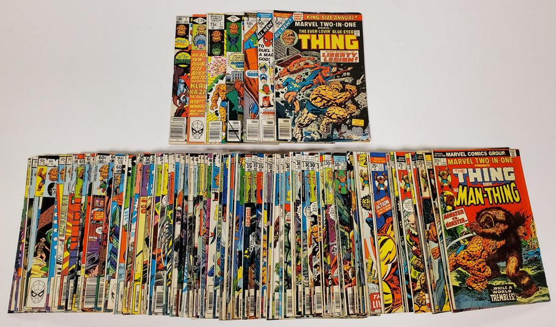 NEAR COMPLETE MARVEL 2-IN-1 COMIC SERIES 1-100, AN (1 of 3)