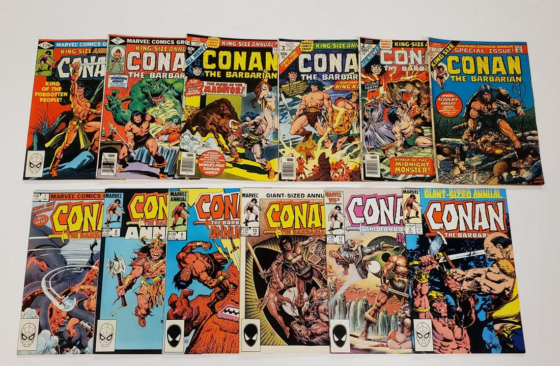 CONAN THE BARBARIAN ANNUAL SERIES 1-12 (1 of 4)