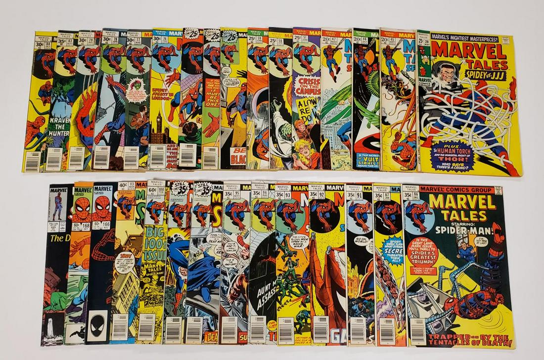 30 MARVEL TALES FEATURING SPIDERMAN COMICS (1 of 4)