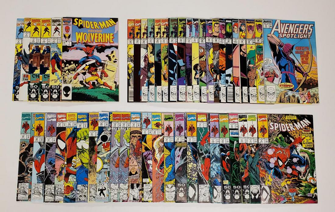 49 SPIDERMAN & AVENGERS SPOTLIGHT COMIC BOOKS (1 of 6)