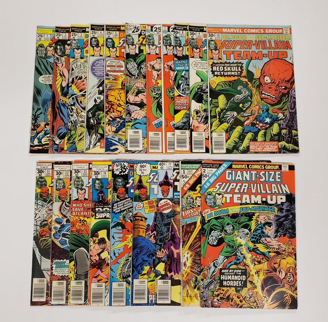 SUPER VILLAIN TEAM-UP COMICS 1-17 + 2 GIANTS (1 of 4)