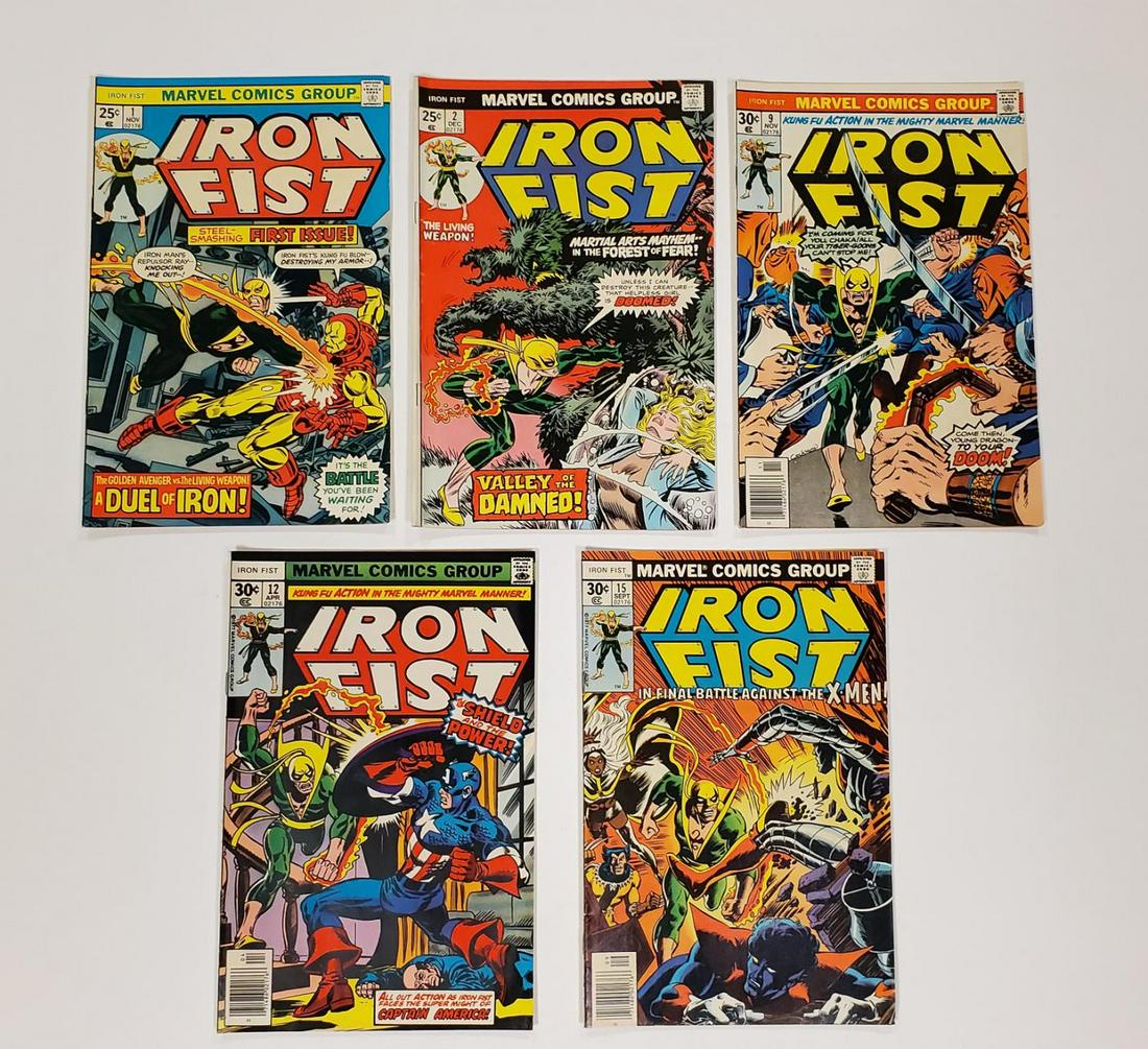 5 EARLY IRON FIST COMIC BOOKS (1 of 4)