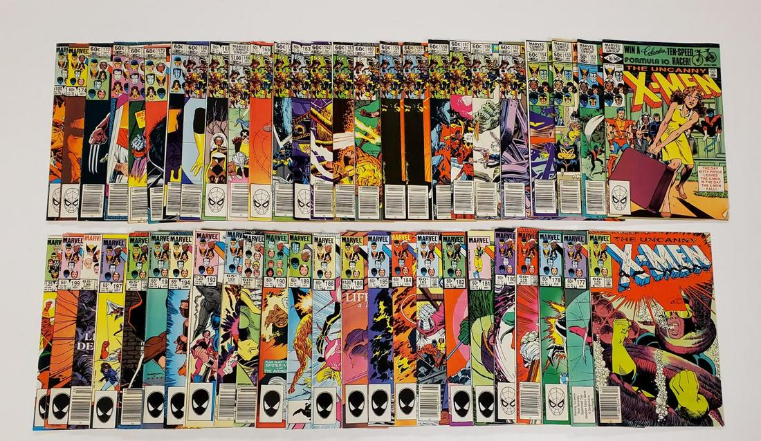 NEAR FULL RUN OF X MEN COMIC BOOKS 151-200 (1 of 3)