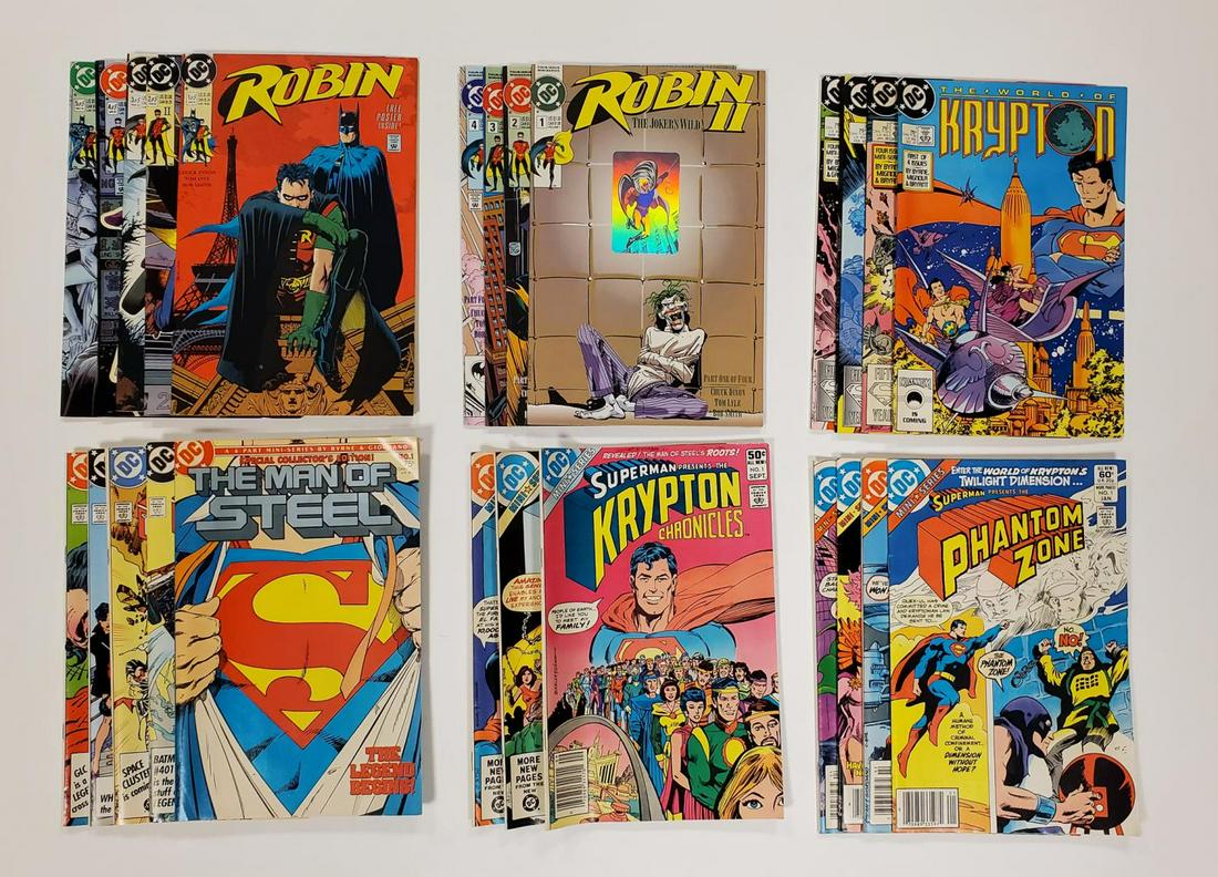 SUPERMAN & ROBIN LIMITED EDITION MINI SERIES SETS (1 of 4)