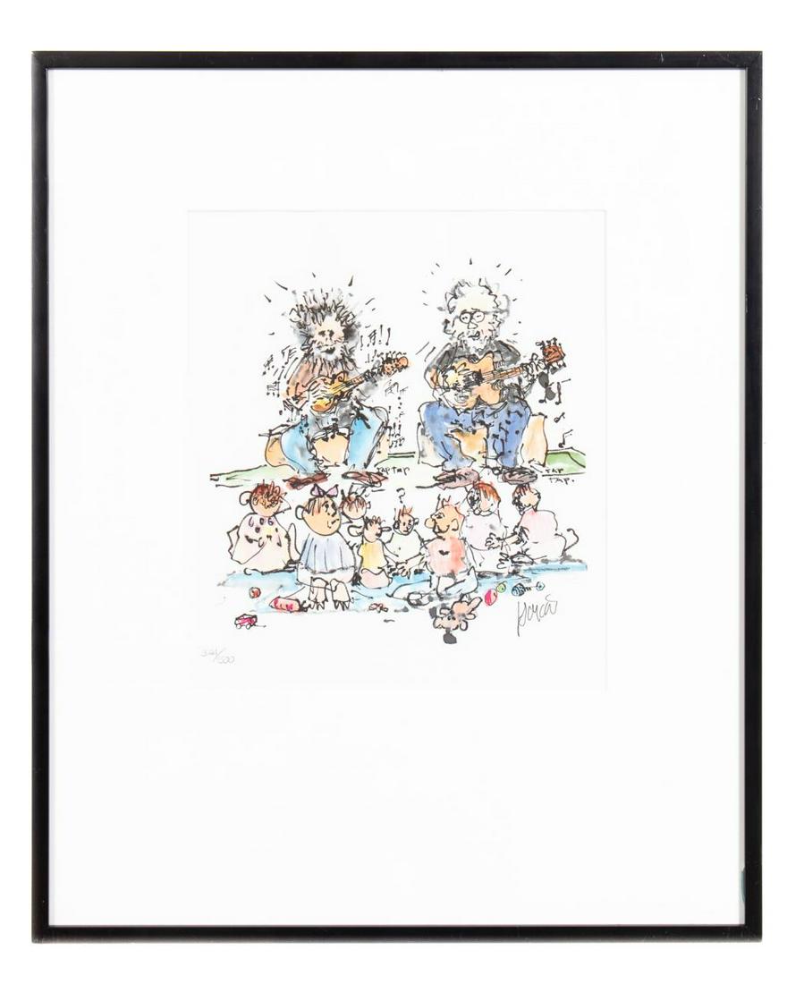 JERRY GARCIA, "GARCIA'S GRISMAN" SIGNED LITHOGRAPH (1 of 6)