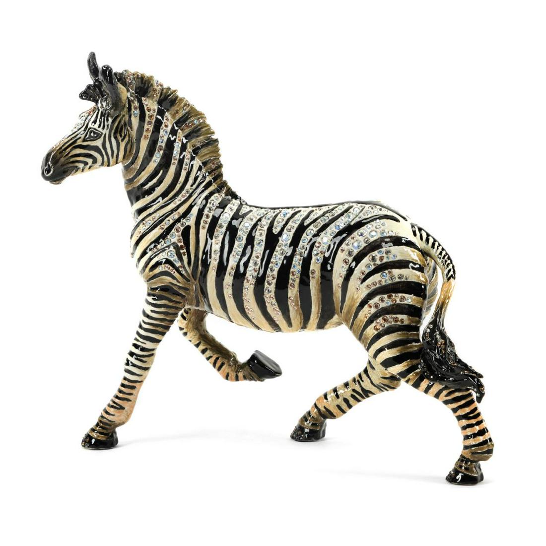 JAY STRONGWATER STANDING BEJEWELED ZEBRA (1 of 7)