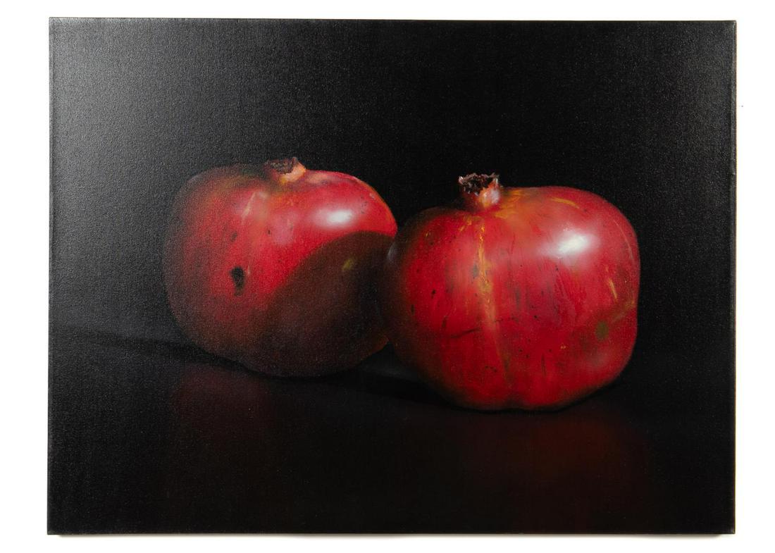 TOM SEGHI, POMEGRANATE, PHOTOREALISTIC O/C (1 of 5)