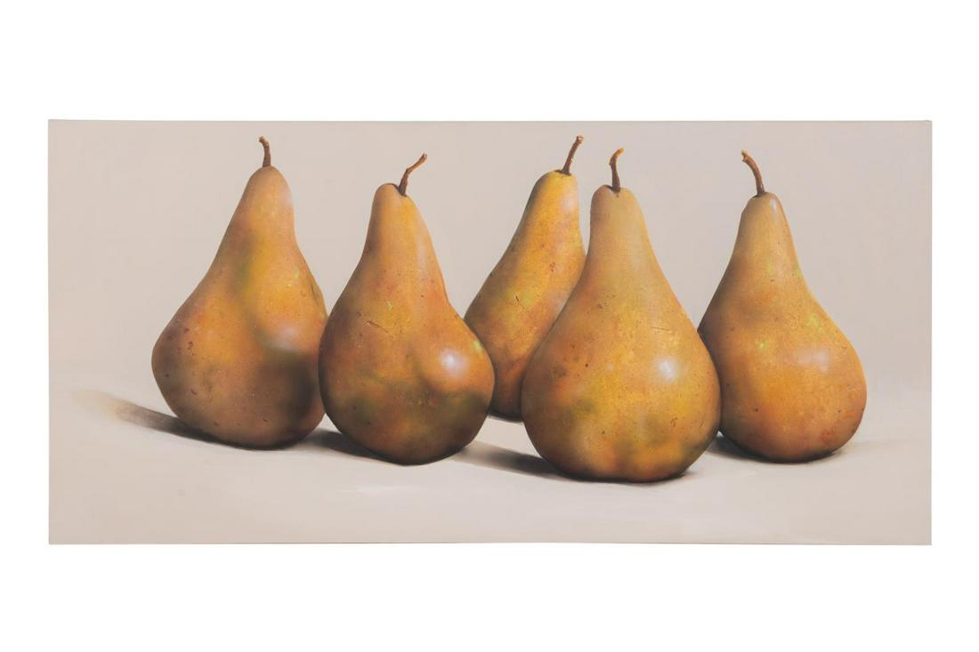 TOM SEGHI, PHOTOREALIST O/C PEARS (1 of 4)