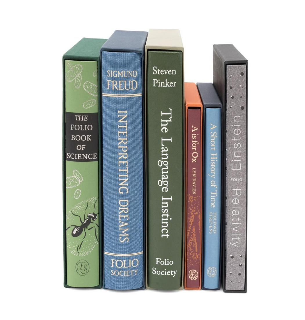 SIX FOLIO SOCIETY LANGUAGE AND SCIENCE BOOKS (1 of 5)