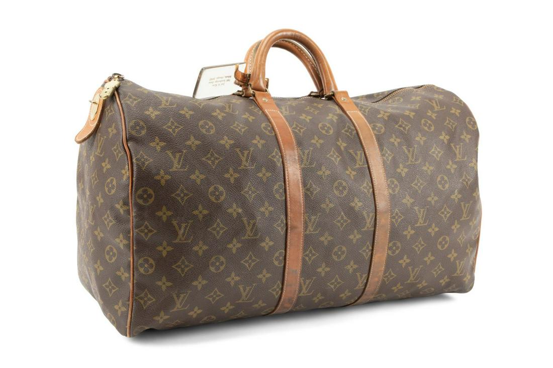 LOUIS VUITTON 'KEEPALL BANDOULIERE' 50 BAG (1 of 12)