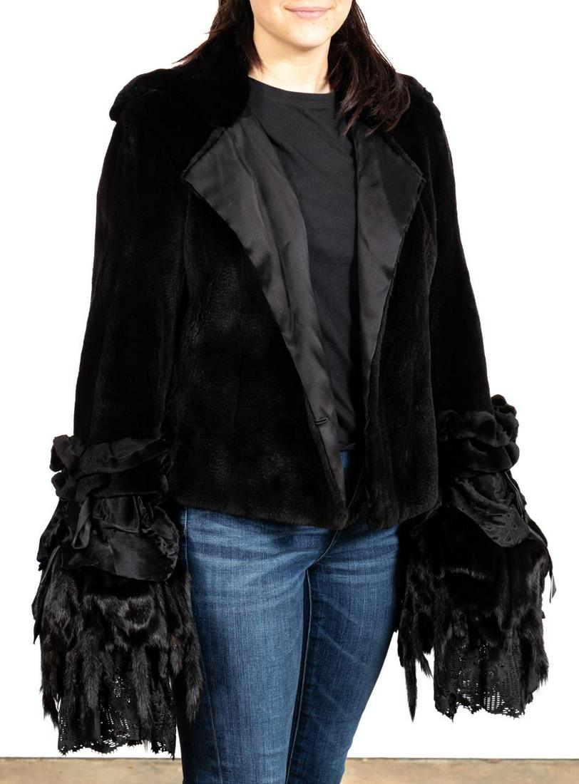 YVES ST LAURENT FOURRURES MINK COAT (1 of 5)