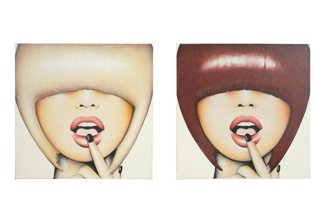 TWO VAN HERLE "TOO LONG THREE" PORTRAITS (1 of 8)