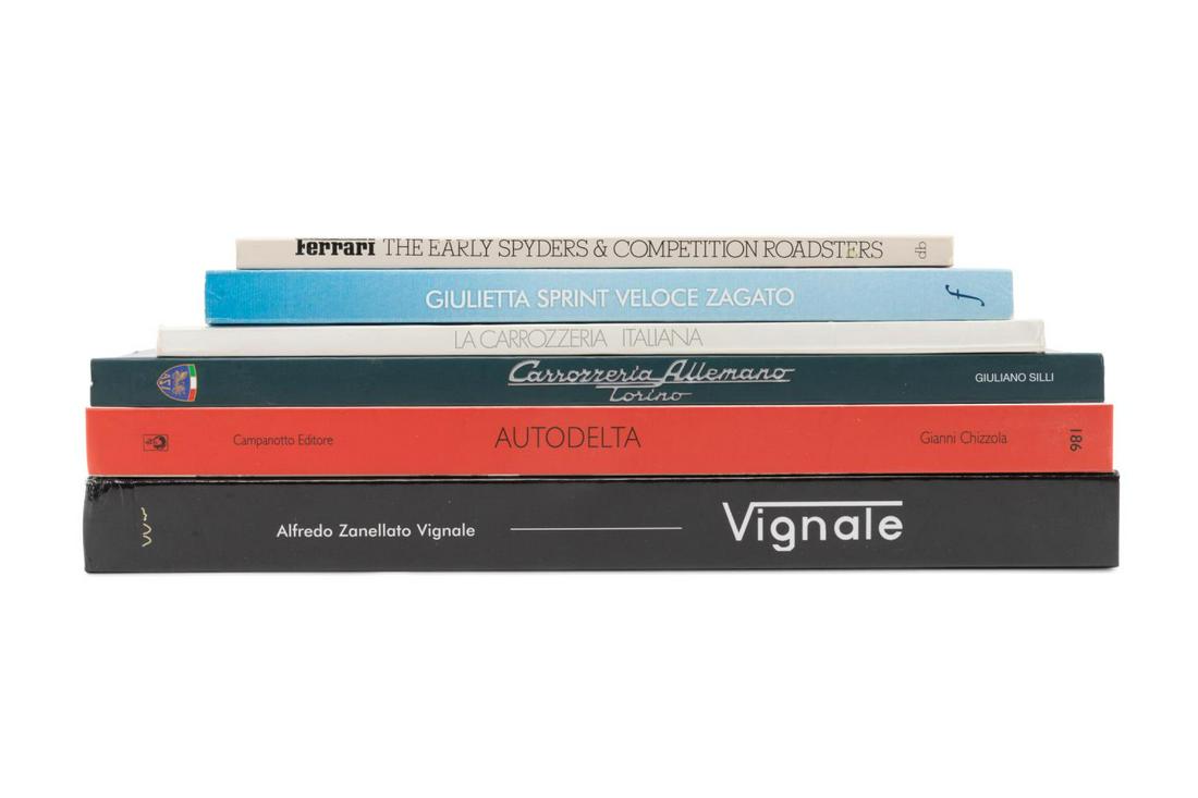 SIX BOOKS ON CLASSIC ITALIAN SPORTS CARS (1 of 5)