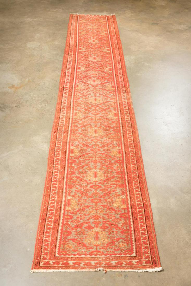 HAND KNOTTED PERSIAN HERIZ RUNNER, 22 X 4 (1 of 6)