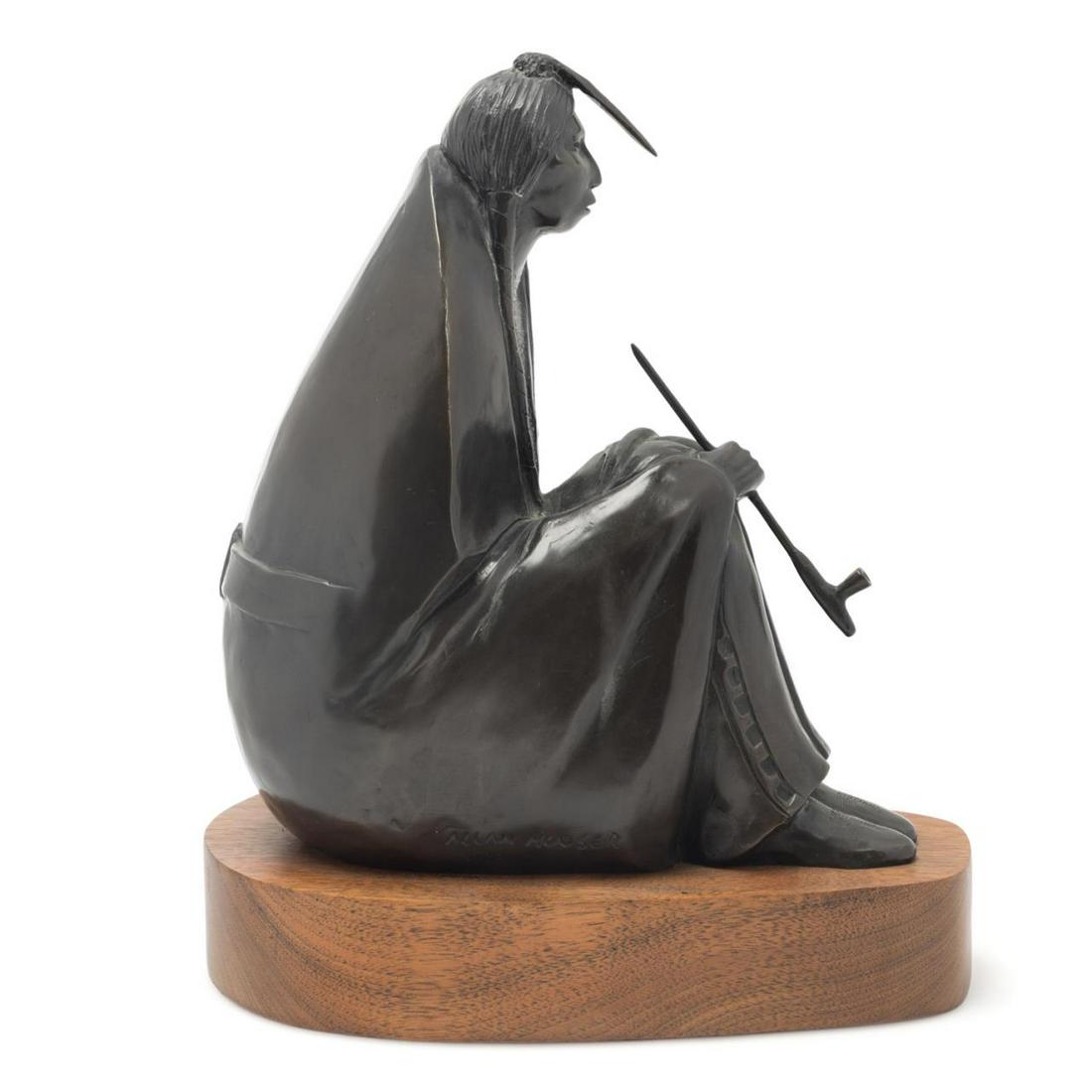 ALLAN HOUSER, "SILENT PRAYER", BRONZE, 5/20 (1 of 7)