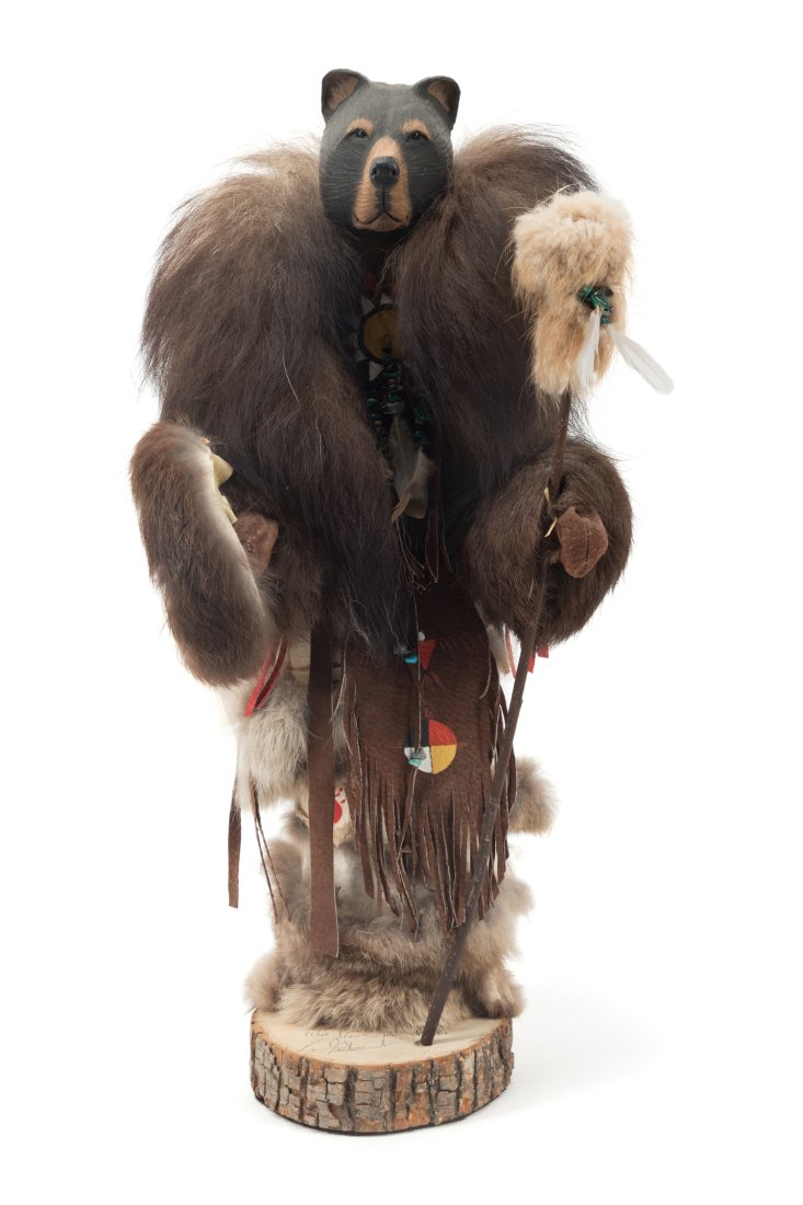 KEVIN & SHAWN GADOMSKI BLACK BEAR TOTEM SCULPTURE (1 of 8)