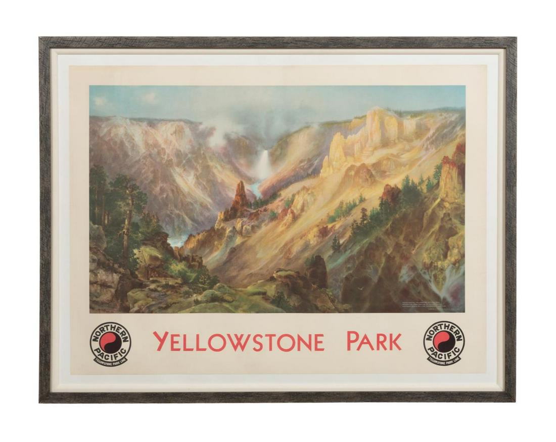RAILROAD POSTER. “YELLOWSTONE PARK” (1 of 3)