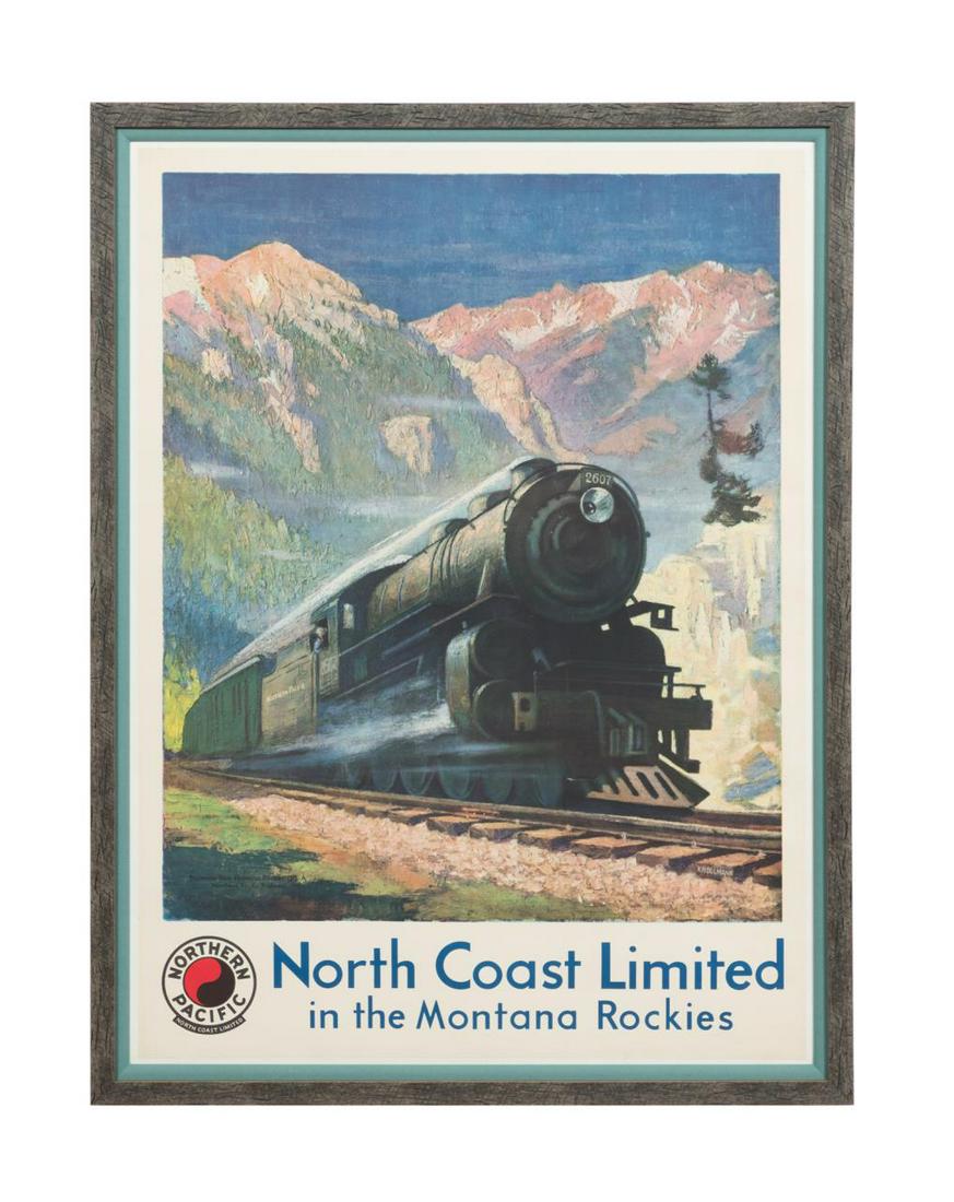 RAILROAD POSTER, "NORTH COAST LIMITED…” (1 of 4)