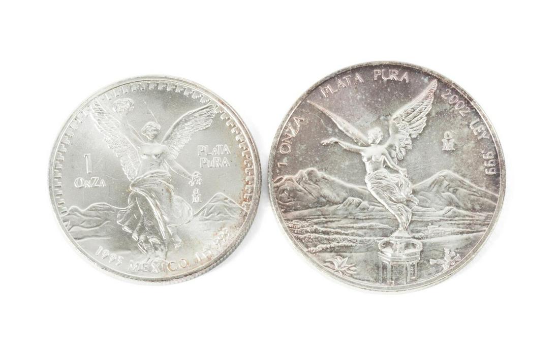 ELEVEN US & WORLD SILVER BULLION COINS (1 of 4)