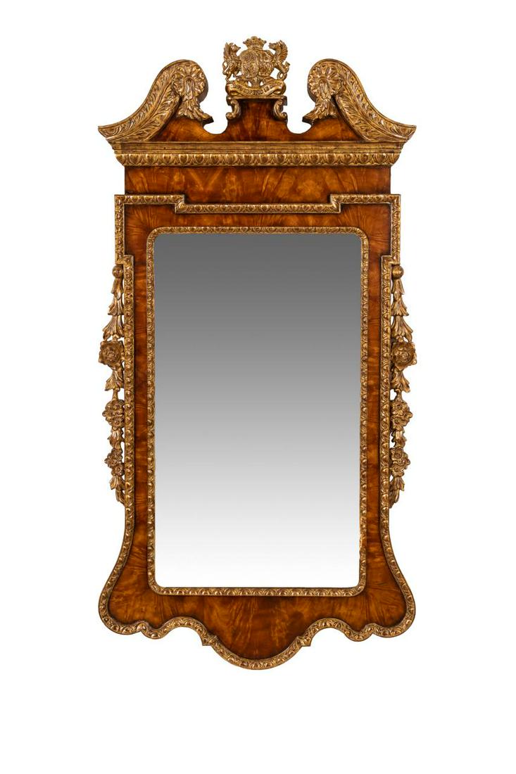 THEODORE ALEXANDER ALTHORP "SUEDE" MIRROR (1 of 4)