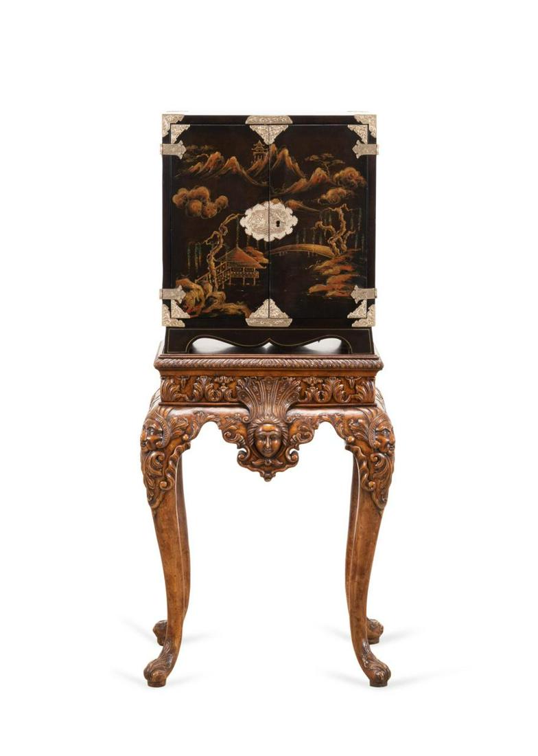 THEODORE ALEXANDER CHINOISERIE CHEST ON STAND (1 of 12)