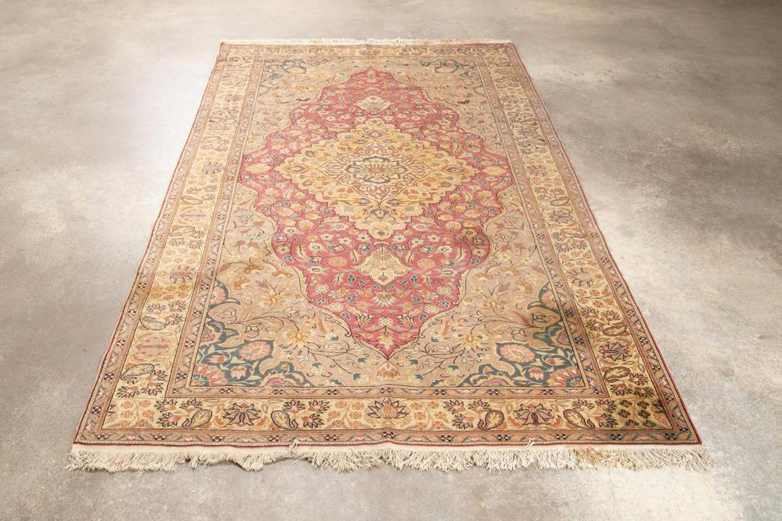 HAND KNOTTED WOOL TURKISH KAYSERI RUG, 10 X 7 (1 of 8)