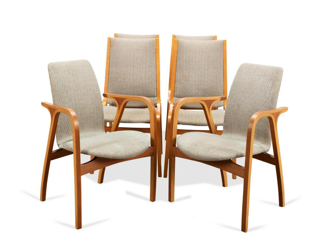 SIX TENDO MOKKO MID CENTURY MODERN ANTLER CHAIRS (1 of 4)