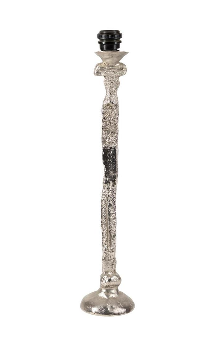 PIERRE CASENOVE SILVERED BRONZE TABLE LAMP (1 of 8)