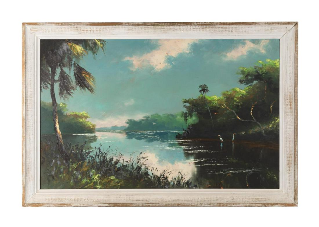 HAROLD NEWTON FLORIDA HIGHWAYMEN O/B W/ HERONS (1 of 4)