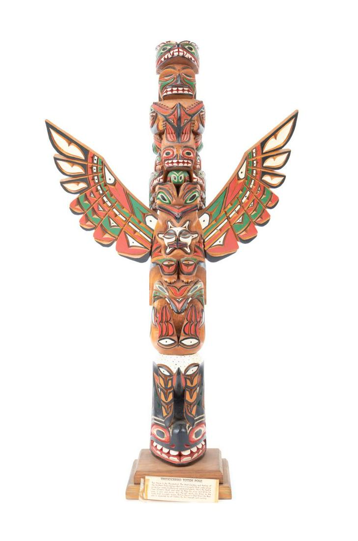 JOHN WILLIAMS PACIFIC NORTHWEST TOTEM CARVING (1 of 10)